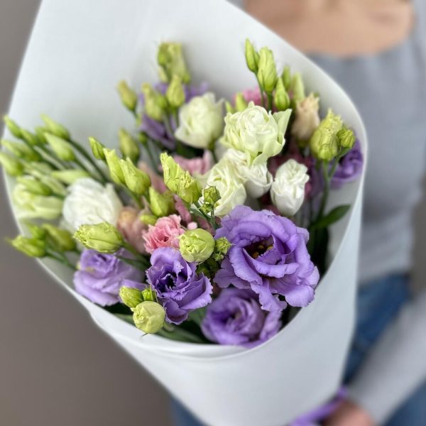 Букет из эустом "Вечерние грезы"