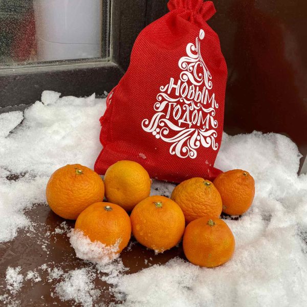 Мешок с мандаринами
