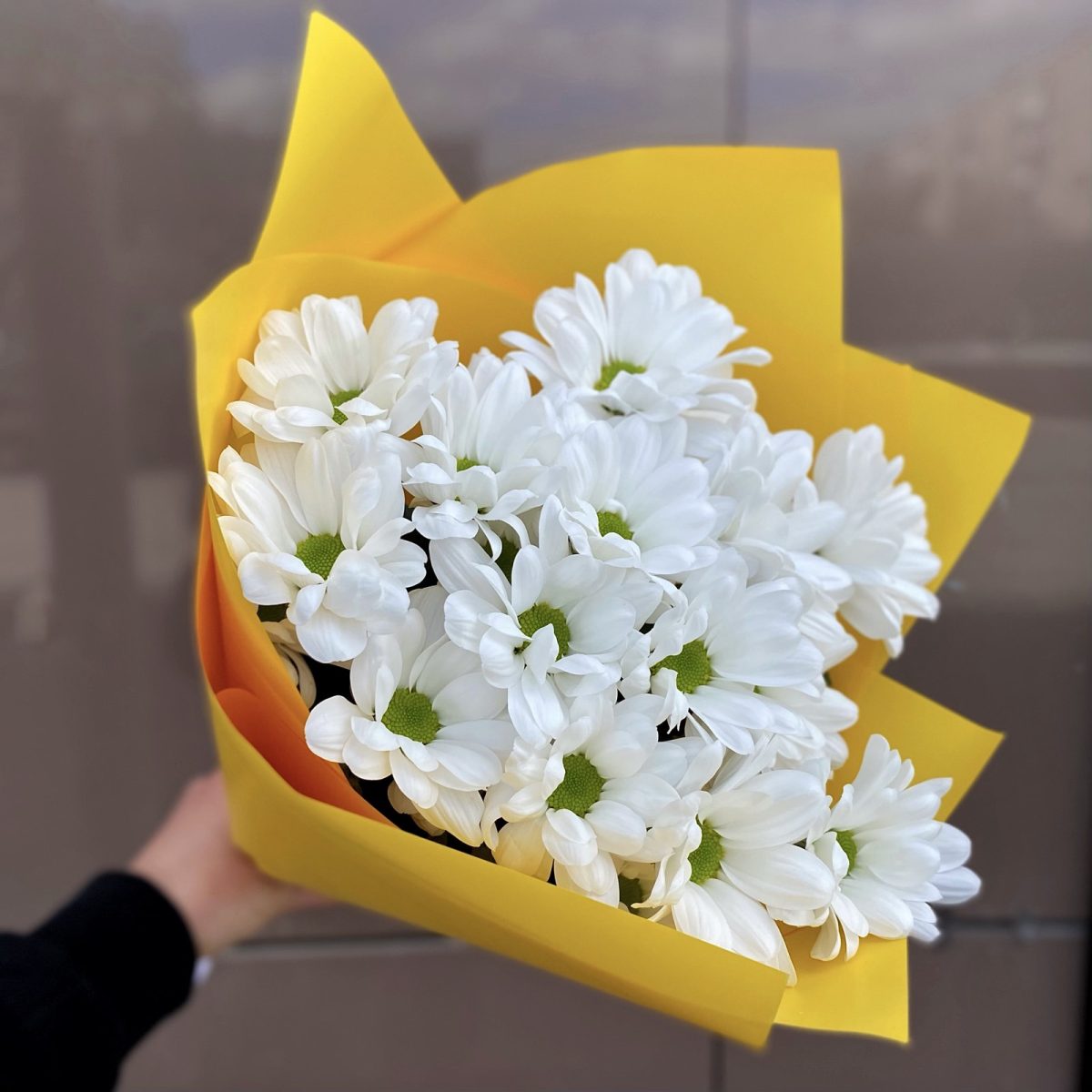 Букет из ромашковых хризантем Лето — изображение 2