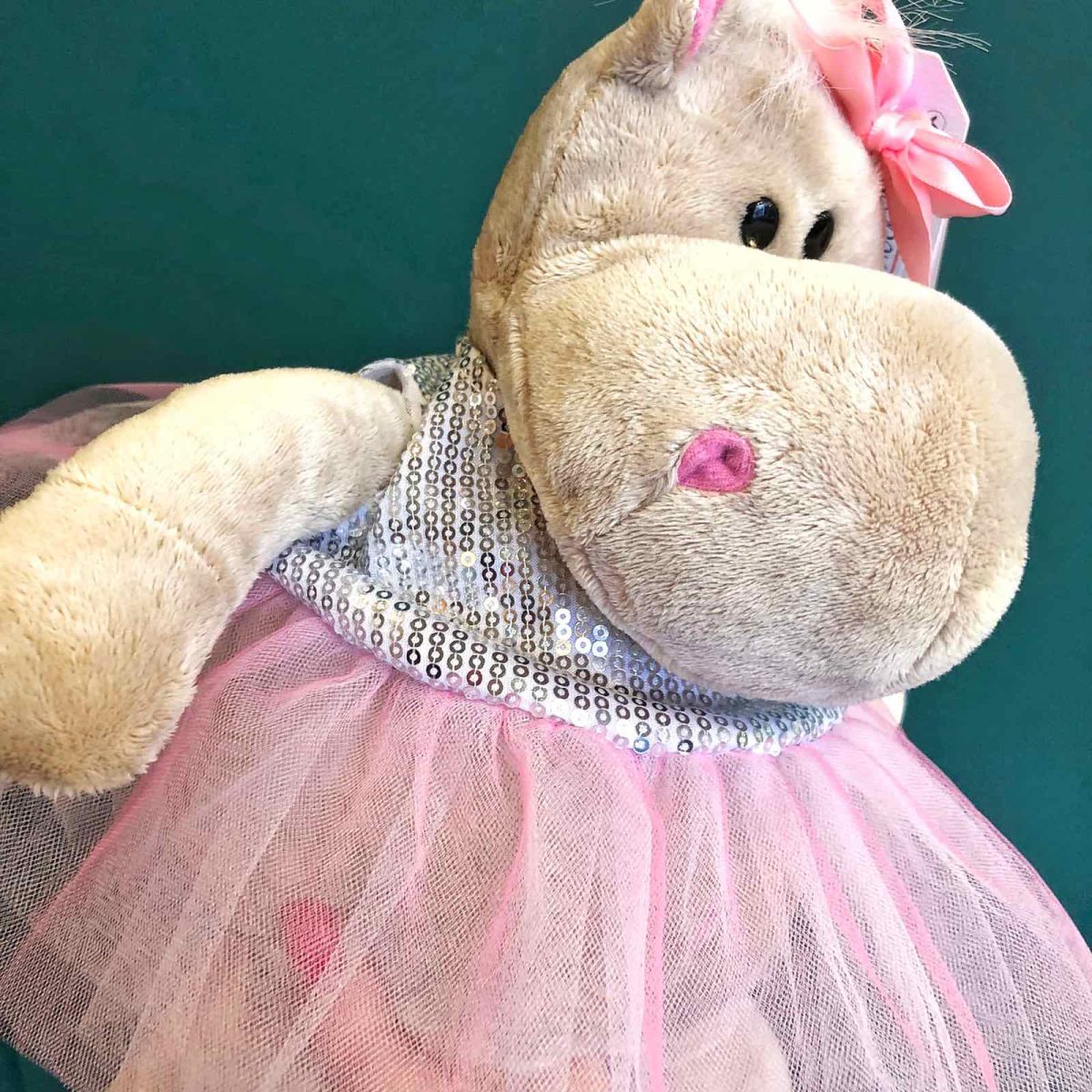 Мягкая игрушка Бегемотик Зефирка 20 см — изображение 2