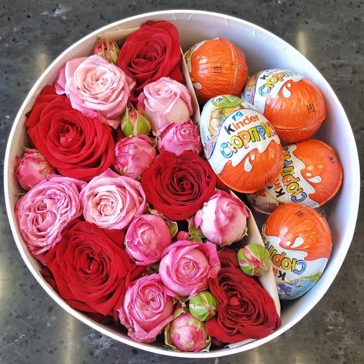 Композиция в шляпной коробке "Мечты сбываются" — изображение 2