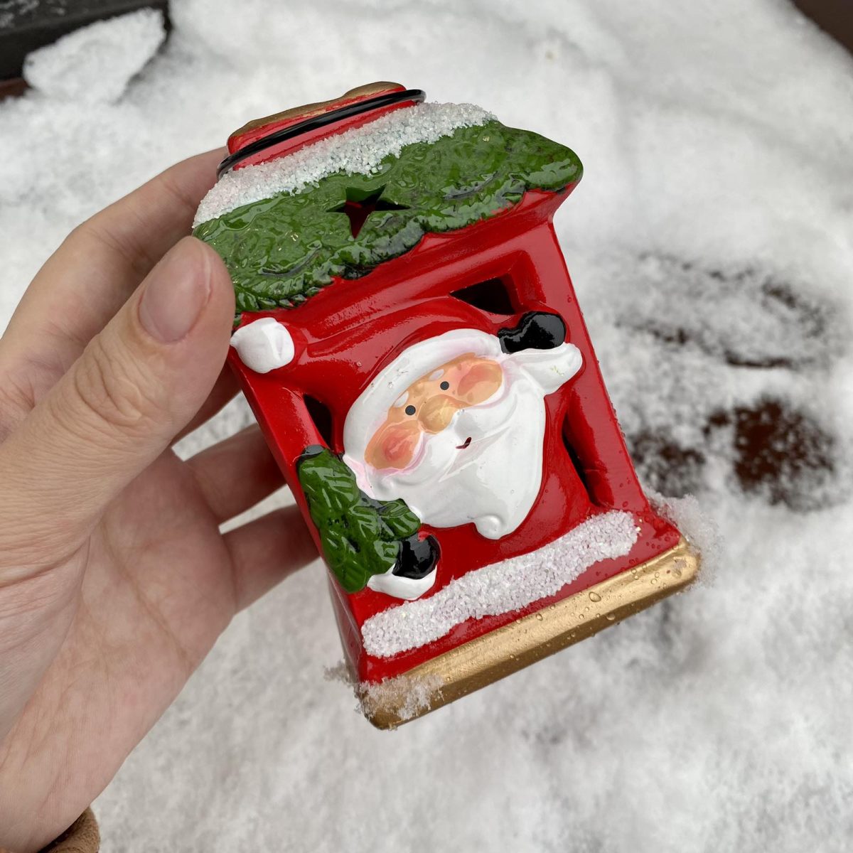 Новогодний фонарь с Дедом Морозом — изображение 3