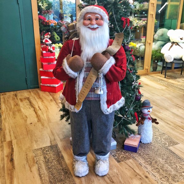 Новогодняя фигура Санта Клаус 1,6 м