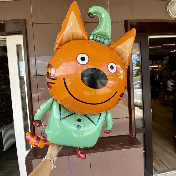 Фольгированный шарик "Три кота"