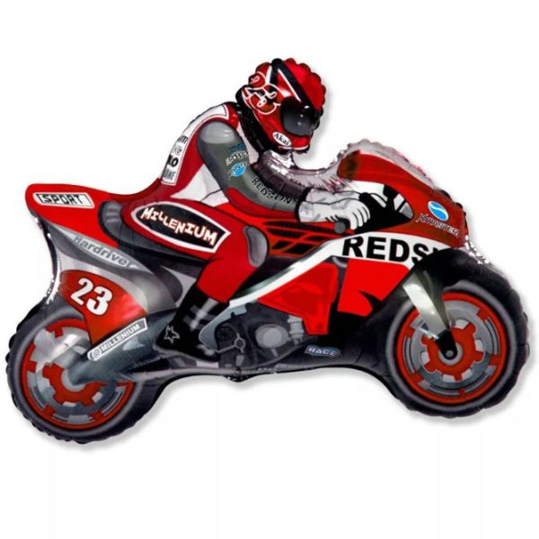 Фольгированный шарик "Мотоциклист"
