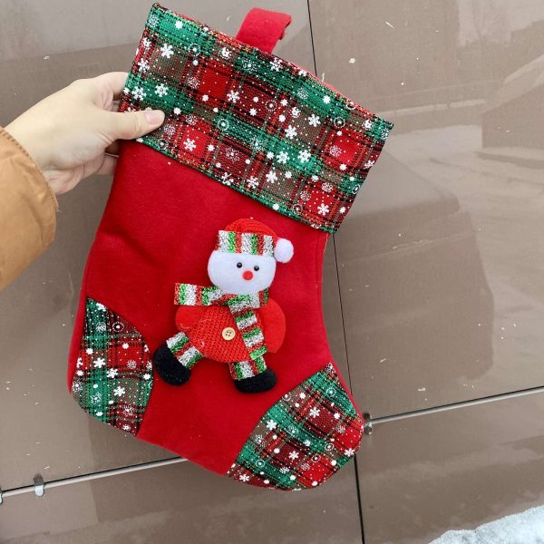 Новогодний сапожок с декором