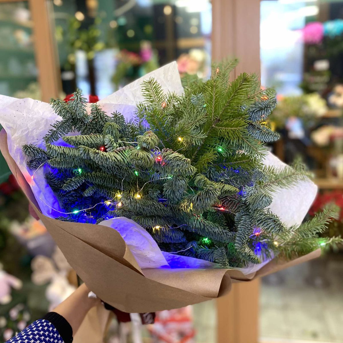 full_5a2574bc597563fae2c6b7258afc71a9 Букет "Снежное волшебство" — изображение 1