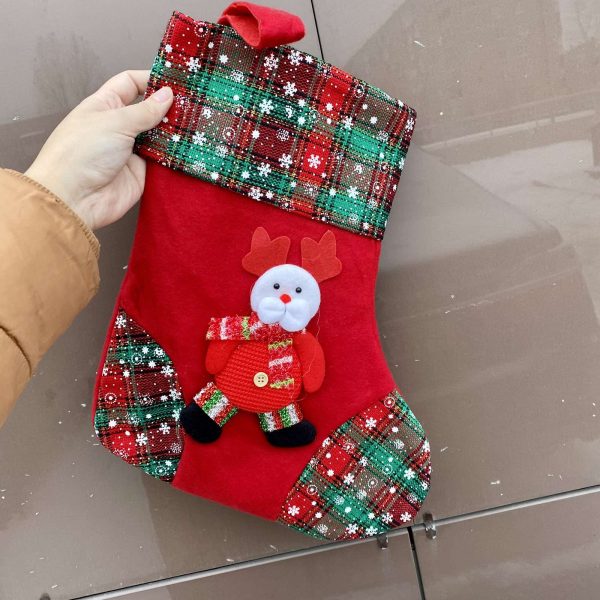 Новогодний сапожок с декором