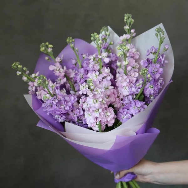 Букет из 9 матиол