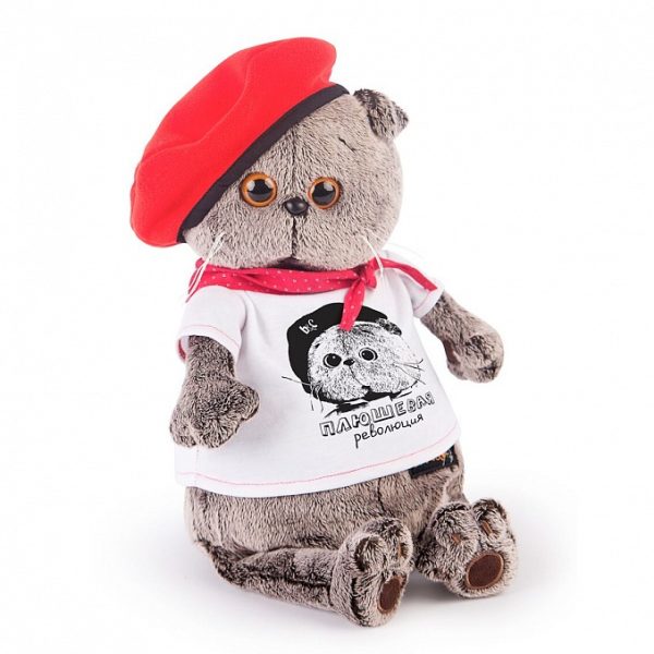 Кот Басик в футболке Плюшевая революция