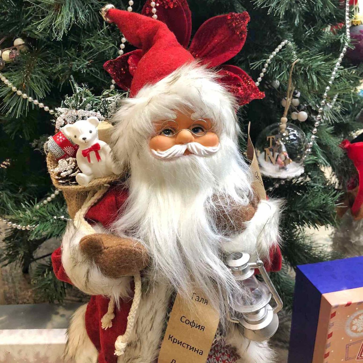 Новогодний сувенир Санта-Клаус с подарками — изображение 2