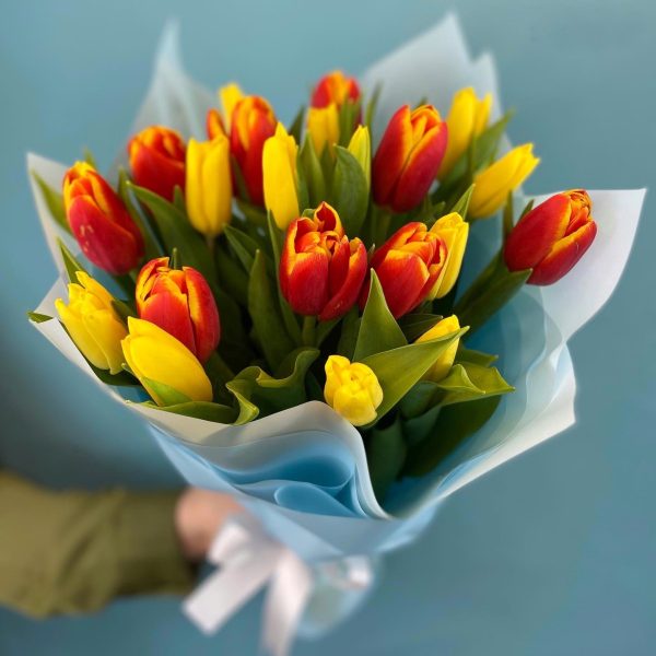 Акция!! Букет из 25 тюльпанов