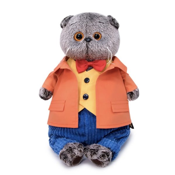 Кот Басик в оранжевом пиджаке