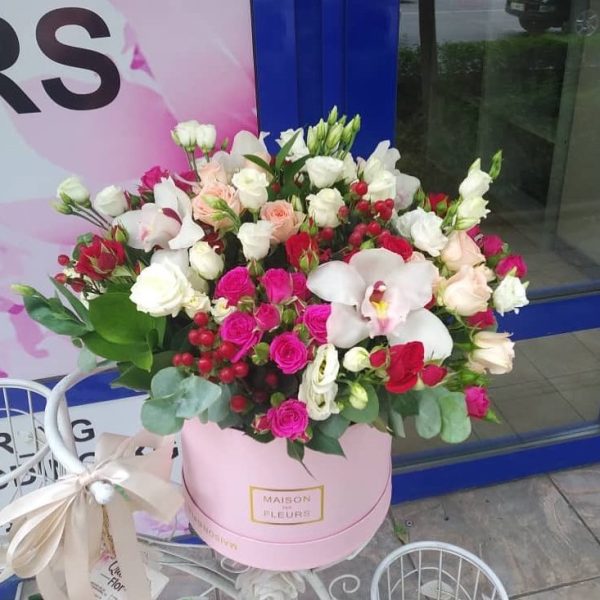 Цветочная композиция Вечер в Париже