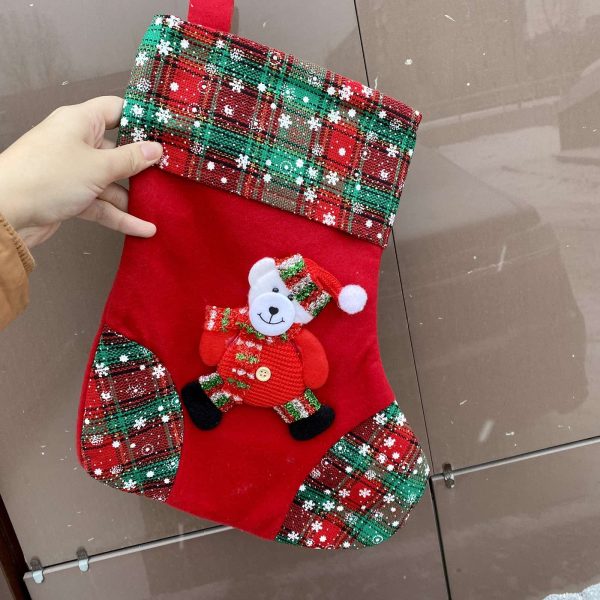 Новогодний сапожок с декором