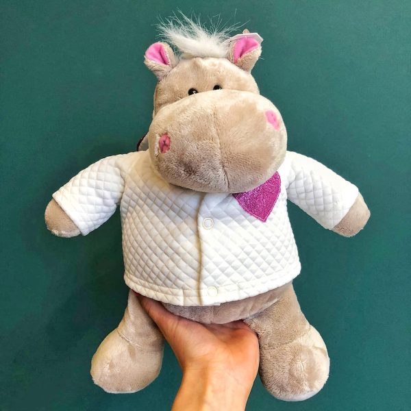 Мягкая игрушка Бегемот Зайчик 20 см