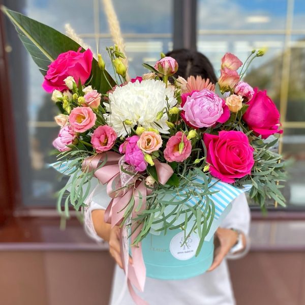 Композиция в коробочке Нежность