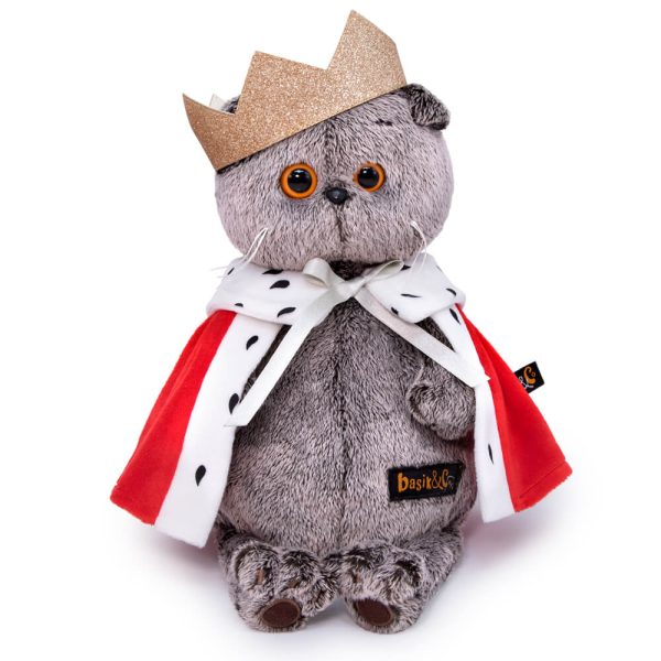 Кот Басик Царь 25 см