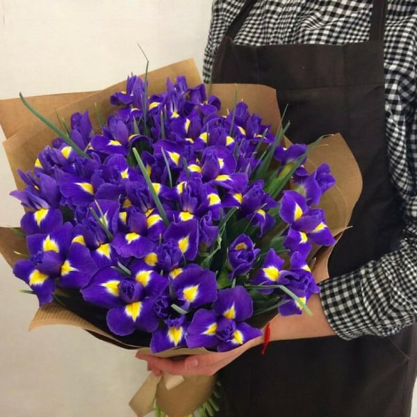 Букет из 25 ирисов