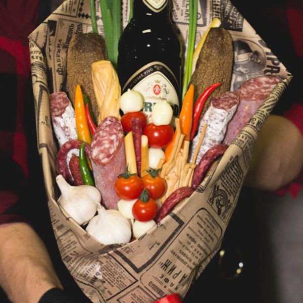 Съедобный букет "Закуска к пиву"