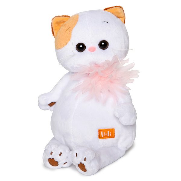 Кошечка Ли-Ли с розовой хризантемой (Предзаказ)