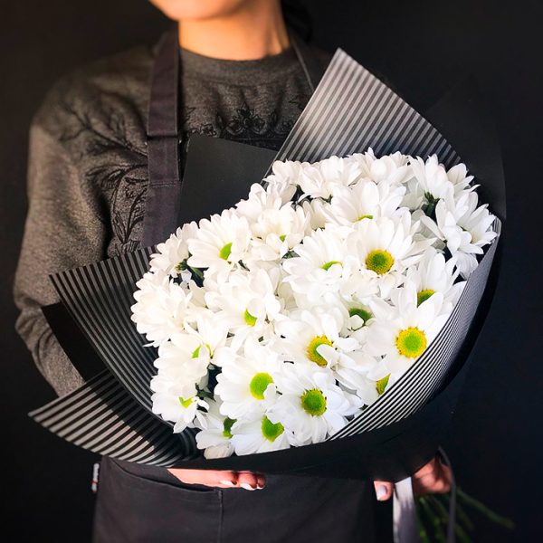 Букет из хризантем Кружевные сны