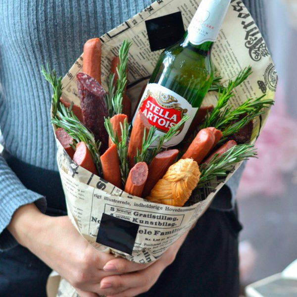 Съедобный букет для мужчины