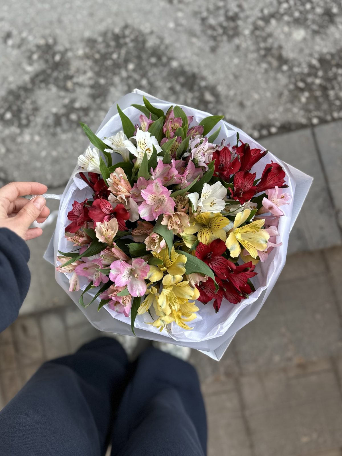 Букет из 15 альстромерий — изображение 4
