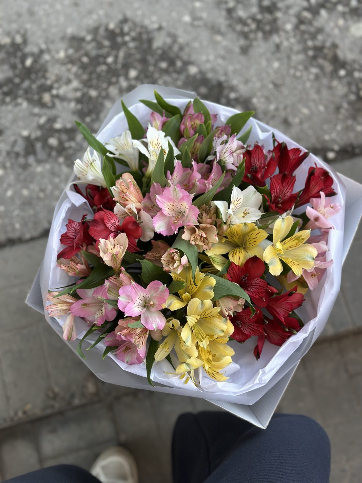 Букет из 15 альстромерий — изображение 3