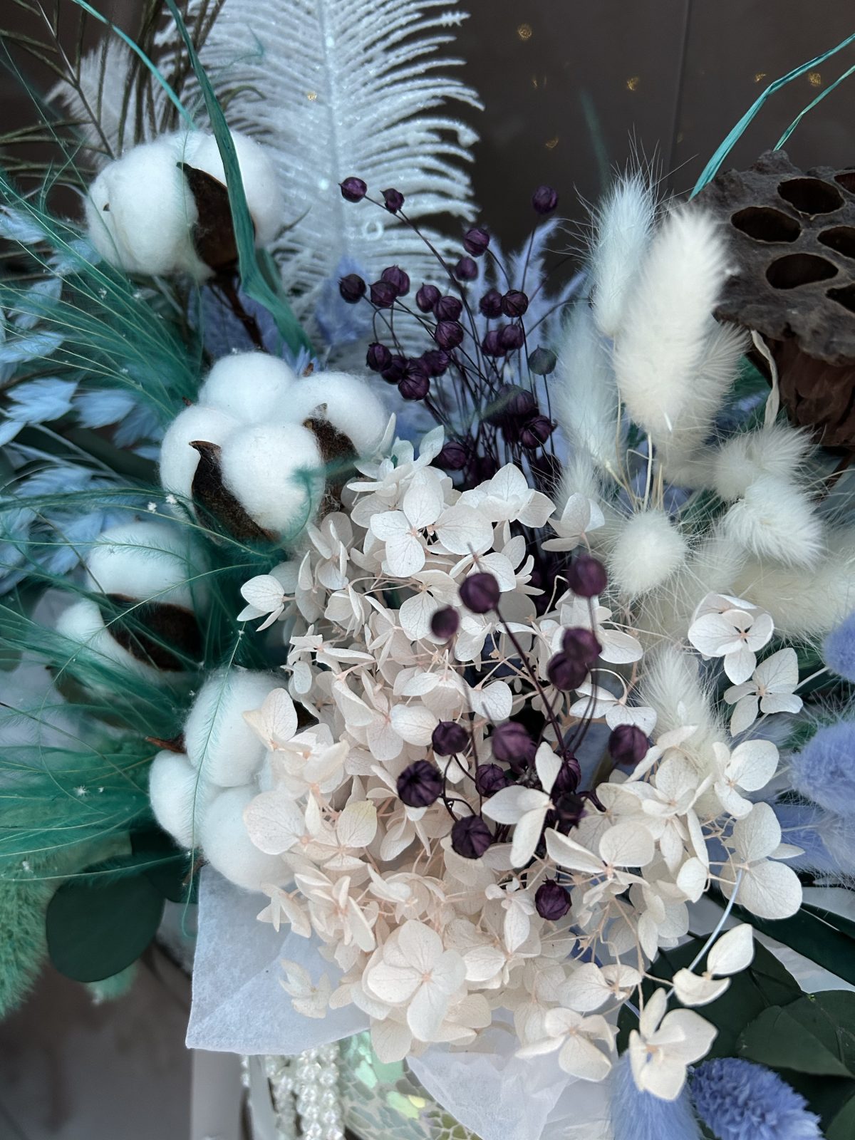 Новогодняя композиция в вазе — изображение 3