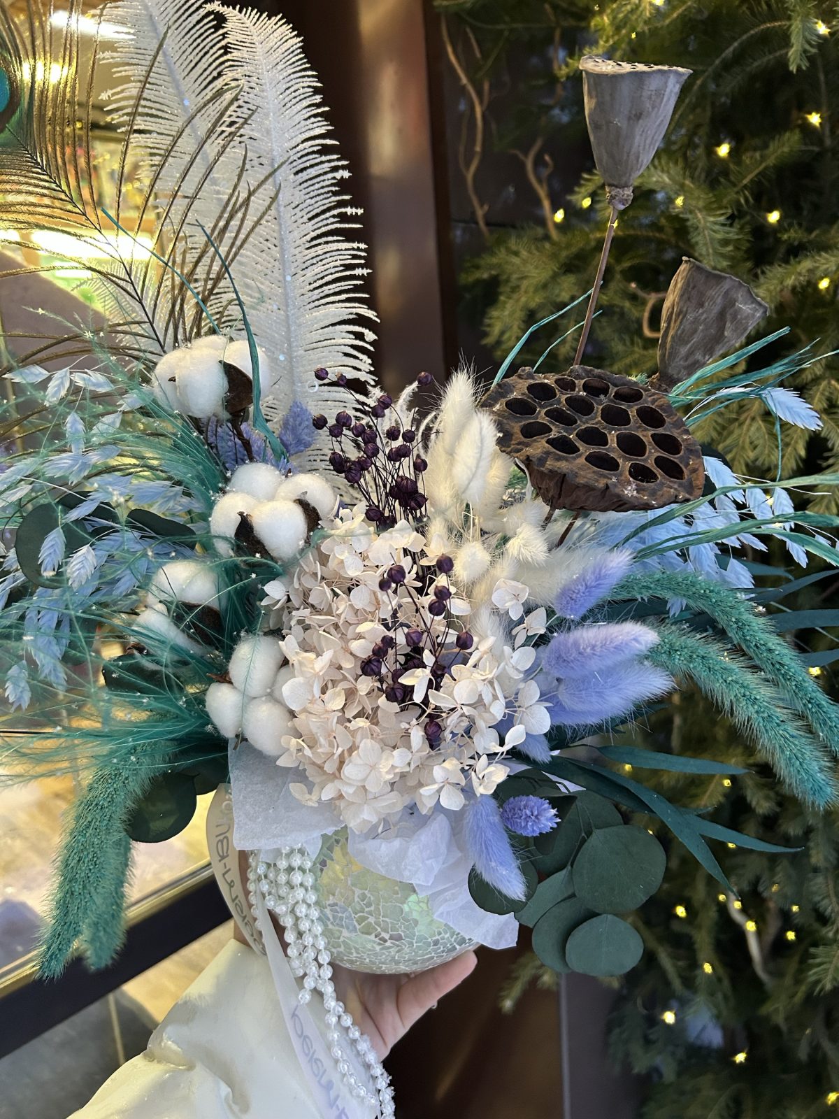 Новогодняя композиция в вазе — изображение 2