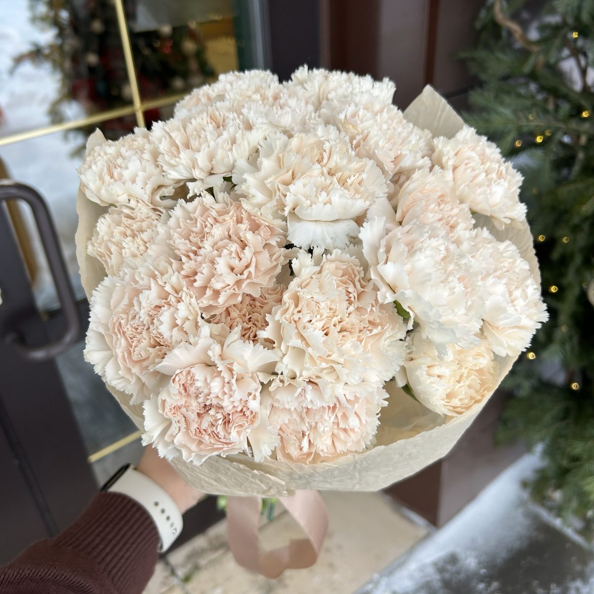 Букет из 25 диантусов — изображение 4