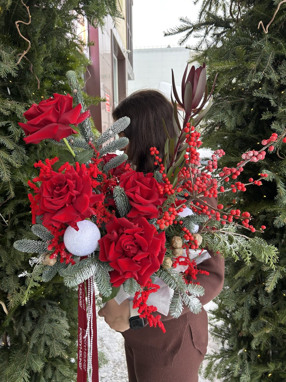 Новогодняя композиция "На праздник" — изображение 2