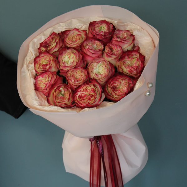 Букет из 15 роз Apple Jack