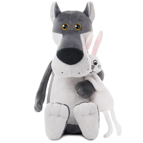 Мягкая игрушка Волк С Зайцем, в коробке