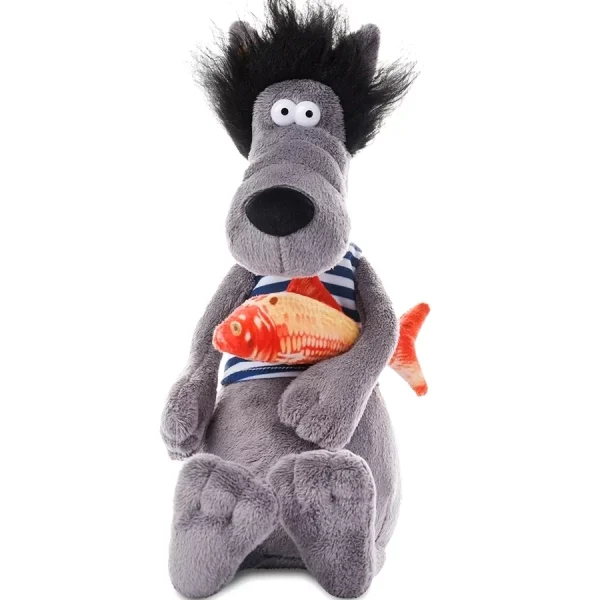 Мягкая игрушка "Волчок и Вобла", в подарочной коробке