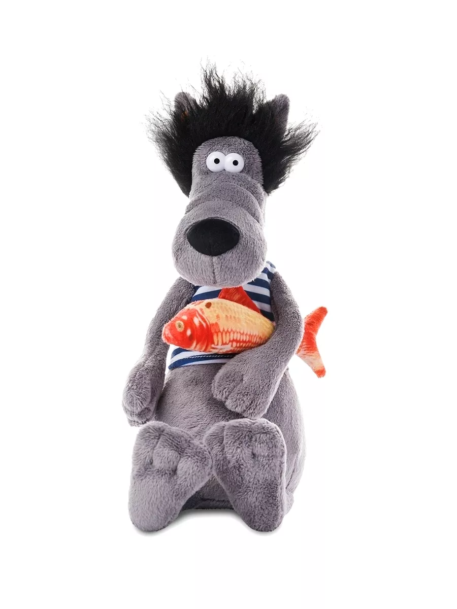 2 Мягкая игрушка "Волчок и Вобла", в подарочной коробке — изображение 1