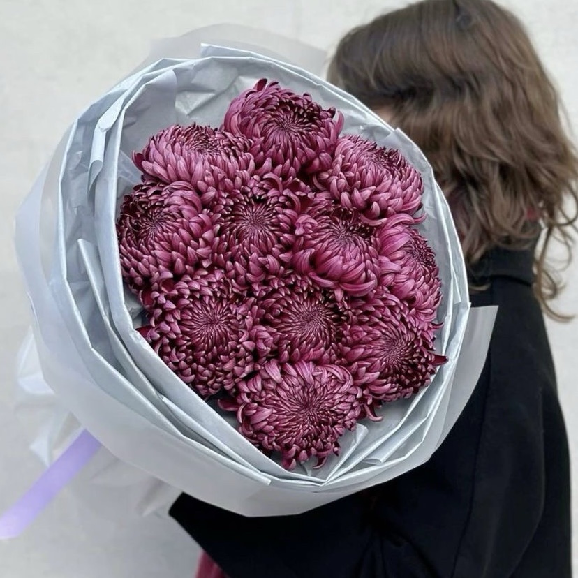 img_9909 Букет из 11 хризантем Бигуди — изображение 1