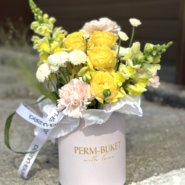 Композиция в шляпной коробке Сладость