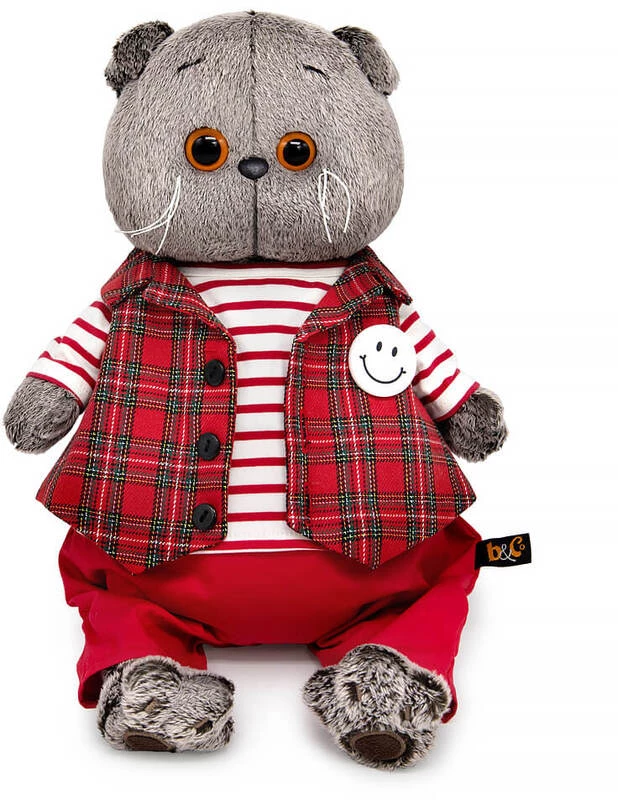 бас Кот Басик в красно-белом комплекте — изображение 1